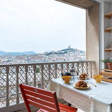 Ferienwohnung Blue Bay - Superbe Vue Sur Le Vieux Port Marseilles Exterior foto