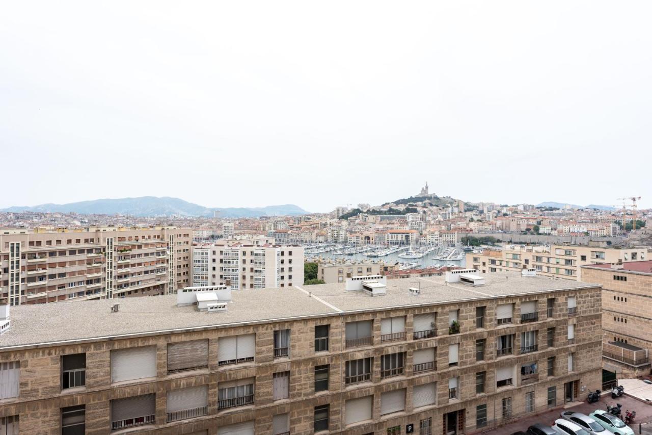 Ferienwohnung Blue Bay - Superbe Vue Sur Le Vieux Port Marseilles Exterior foto